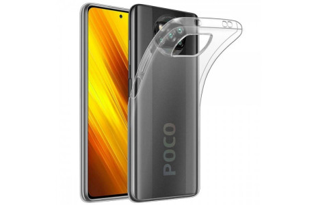 Newface Xiaomi Pocophone X3 Kılıf Lüx Şeffaf Silikon