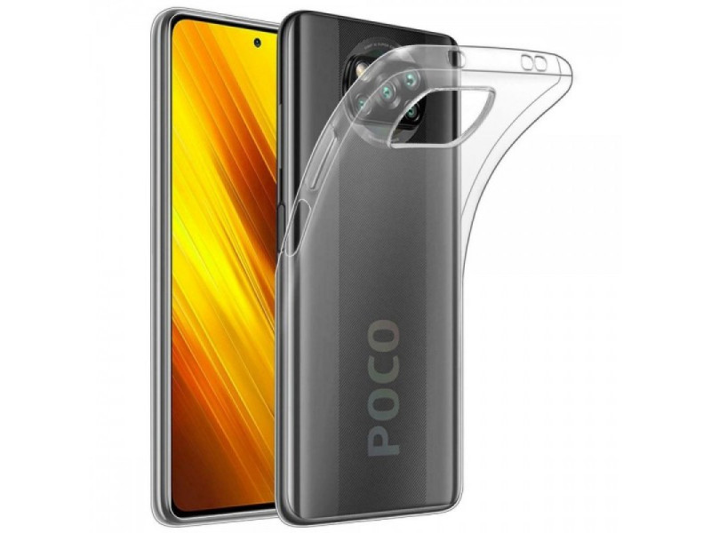 Newface Xiaomi Pocophone X3 Kılıf Lüx Şeffaf Silikon