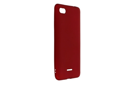 Newface Xiaomi Redmi 6A Kılıf First Silikon - Bordo