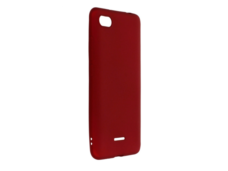 Newface Xiaomi Redmi 6A Kılıf First Silikon - Bordo