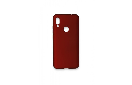 Newface Xiaomi Redmi 7 Kılıf First Silikon - Bordo
