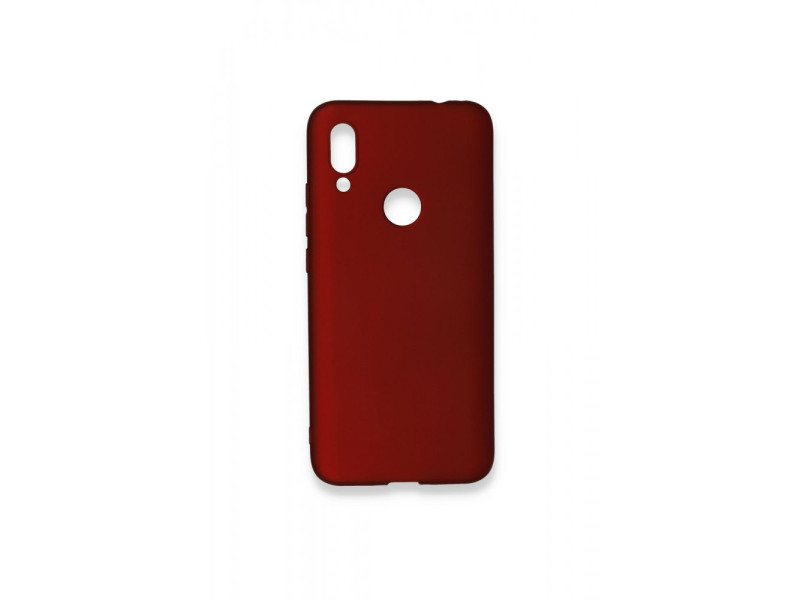 Newface Xiaomi Redmi 7 Kılıf First Silikon - Bordo