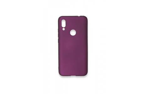 Newface Xiaomi Redmi 7 Kılıf First Silikon - Mürdüm