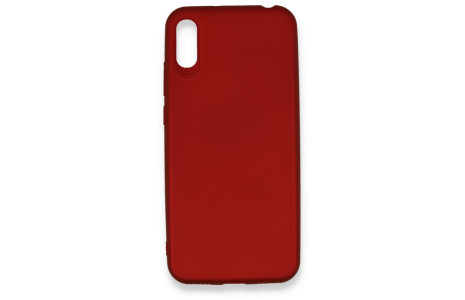 Newface Xiaomi Redmi 7A Kılıf First Silikon - Bordo
