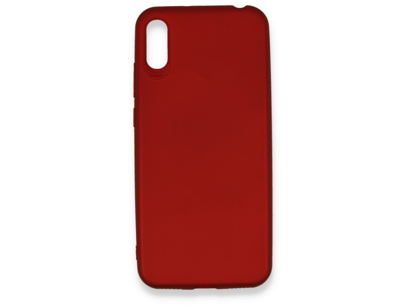 Newface Xiaomi Redmi 7A Kılıf First Silikon - Bordo