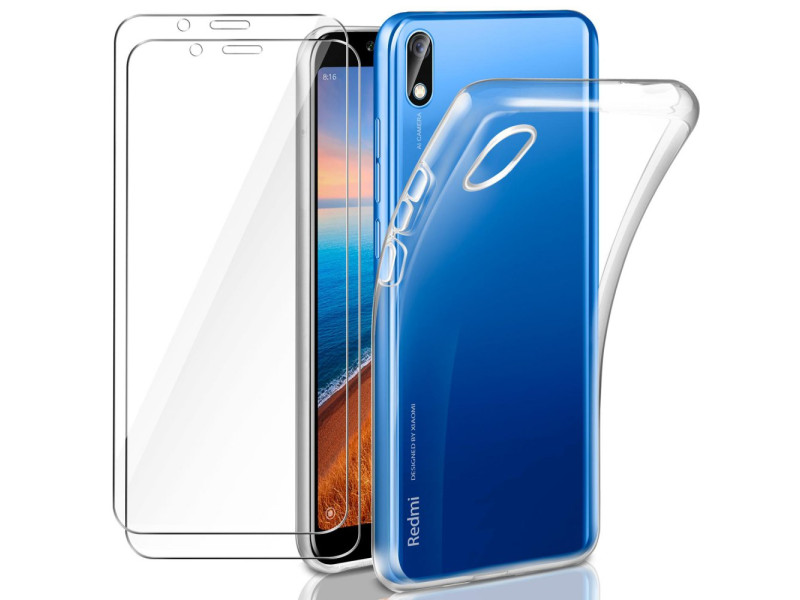 Newface Xiaomi Redmi 7A Kılıf Lüx Şeffaf Silikon
