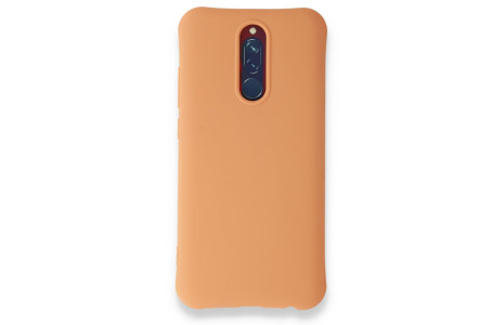 Newface Xiaomi Redmi 8 Kılıf First Silikon - Turuncu