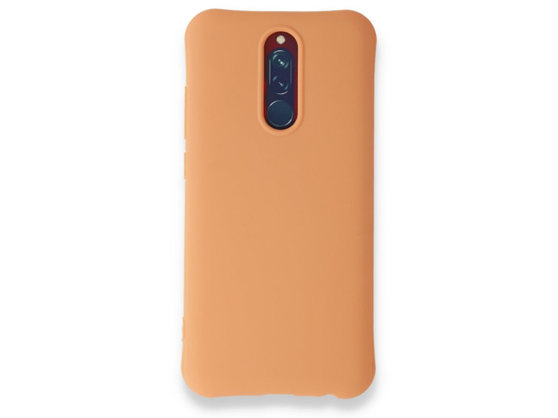 Newface Xiaomi Redmi 8 Kılıf First Silikon - Turuncu