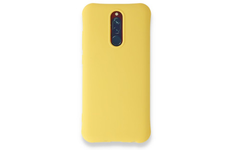 Newface Xiaomi Redmi 8 Kılıf First Silikon - Sarı