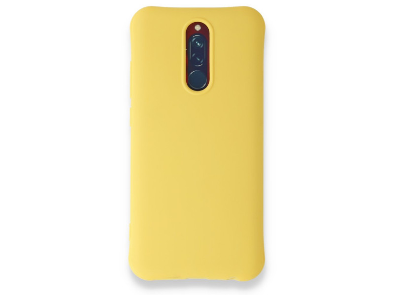 Newface Xiaomi Redmi 8 Kılıf First Silikon - Sarı