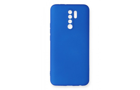 Newface Xiaomi Redmi 9 Kılıf First Silikon - Mavi