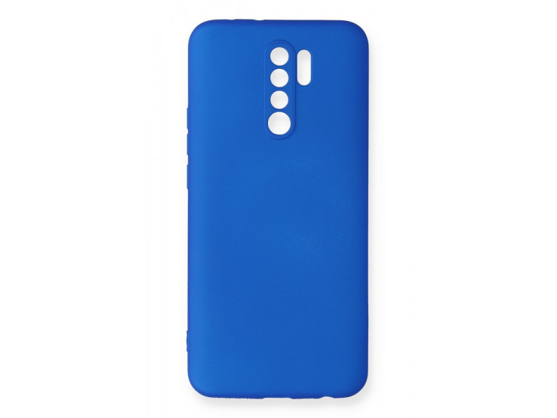 Newface Xiaomi Redmi 9 Kılıf First Silikon - Mavi