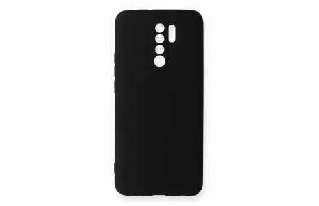 Newface Xiaomi Redmi 9 Kılıf First Silikon - Siyah