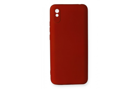Newface Xiaomi Redmi 9A Kılıf First Silikon - Bordo