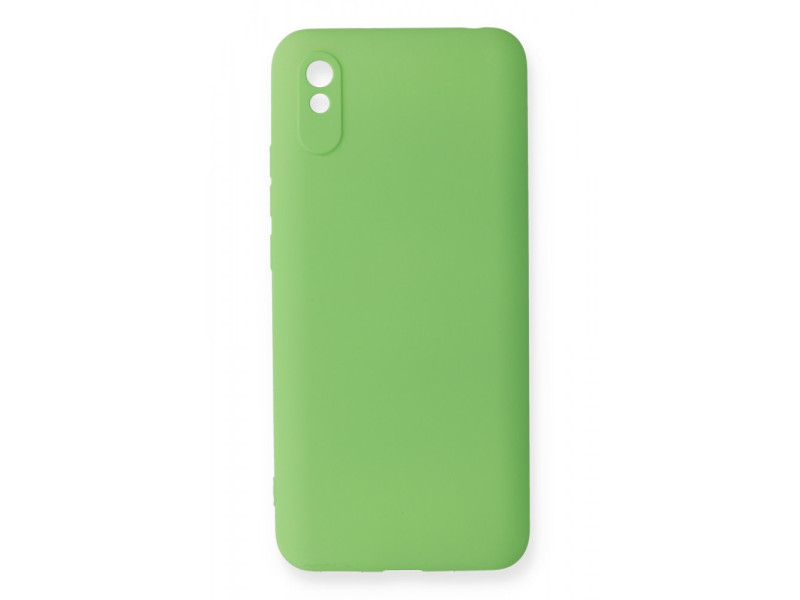 Newface Xiaomi Redmi 9A Kılıf First Silikon - Yeşil
