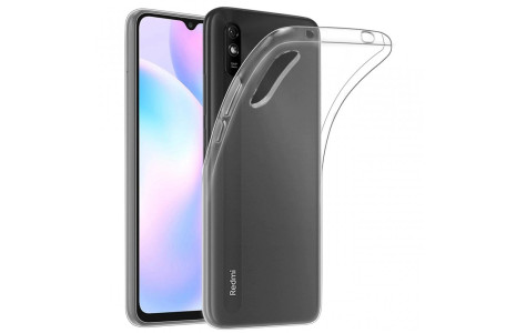 Newface Xiaomi Redmi 9A Kılıf Lüx Şeffaf Silikon - Şeffaf