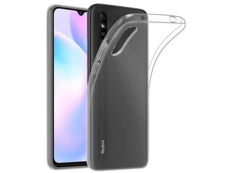 Newface Xiaomi Redmi 9A Kılıf Lüx Şeffaf Silikon - Şeffaf