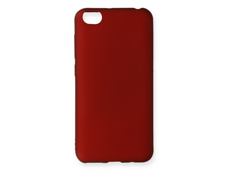 Newface Xiaomi Redmi Go Kılıf First Silikon - Bordo