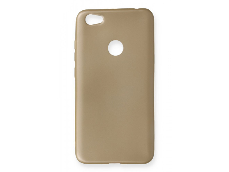 Newface Xiaomi Redmi Note 5A Prime Kılıf First Silikon - Gold