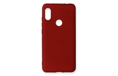 Newface Xiaomi Redmi Note 6 Pro Kılıf First Silikon - Bordo