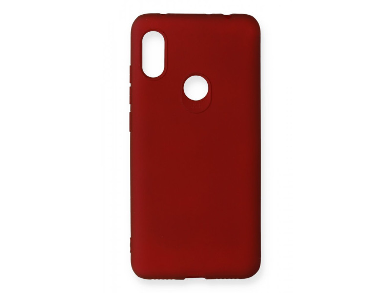 Newface Xiaomi Redmi Note 6 Pro Kılıf First Silikon - Bordo