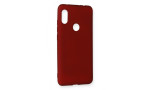 Newface Xiaomi Redmi Note 6 Pro Kılıf First Silikon - Bordo