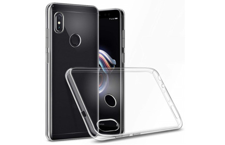 Newface Xiaomi Redmi Note 6 Pro Kılıf Lüx Şeffaf Silikon - Şeffaf