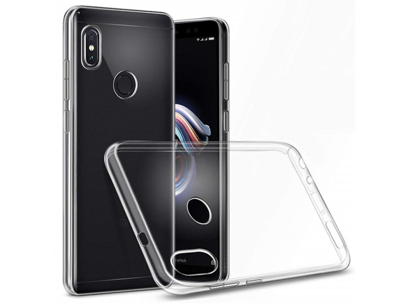Newface Xiaomi Redmi Note 6 Pro Kılıf Lüx Şeffaf Silikon - Şeffaf