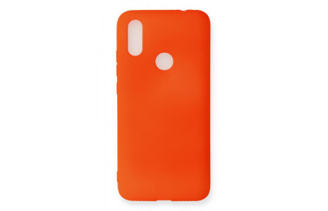 Newface Xiaomi Redmi Note 7 Kılıf First Silikon - Turuncu
