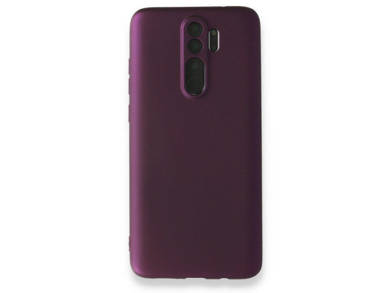 Newface Xiaomi Redmi Note 8 Pro Kılıf First Silikon - Mürdüm