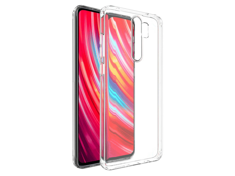 Newface Xiaomi Redmi Note 8 Pro Kılıf Lüx Şeffaf Silikon