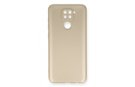 Newface Xiaomi Redmi Note 9 Kılıf First Silikon - Gold