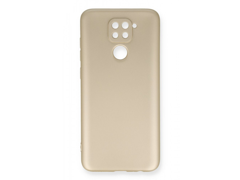 Newface Xiaomi Redmi Note 9 Kılıf First Silikon - Gold