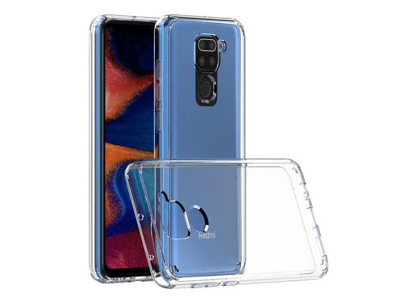 Newface Xiaomi Redmi Note 9 Kılıf Lüx Şeffaf Silikon - Şeffaf