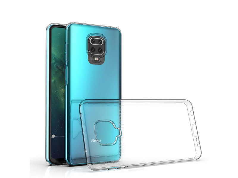 Newface Xiaomi Redmi Note 9 Pro Kılıf Lüx Şeffaf Silikon - Şeffaf