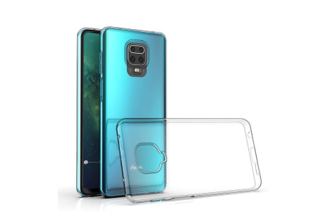 Newface Xiaomi Redmi Note 9S Kılıf Lüx Şeffaf Silikon - Şeffaf