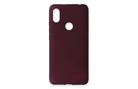 Newface Xiaomi Redmi S2 Kılıf First Silikon - Mürdüm