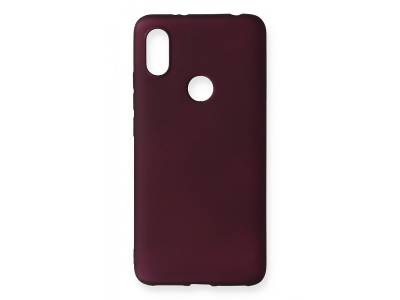 Newface Xiaomi Redmi S2 Kılıf First Silikon - Mürdüm
