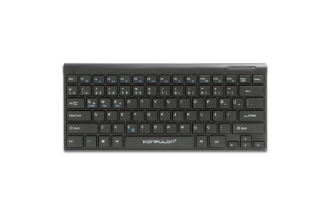 Konfulon V6 Bluetooth 5.0 Standlı Türkçe Q Klavye - Siyah