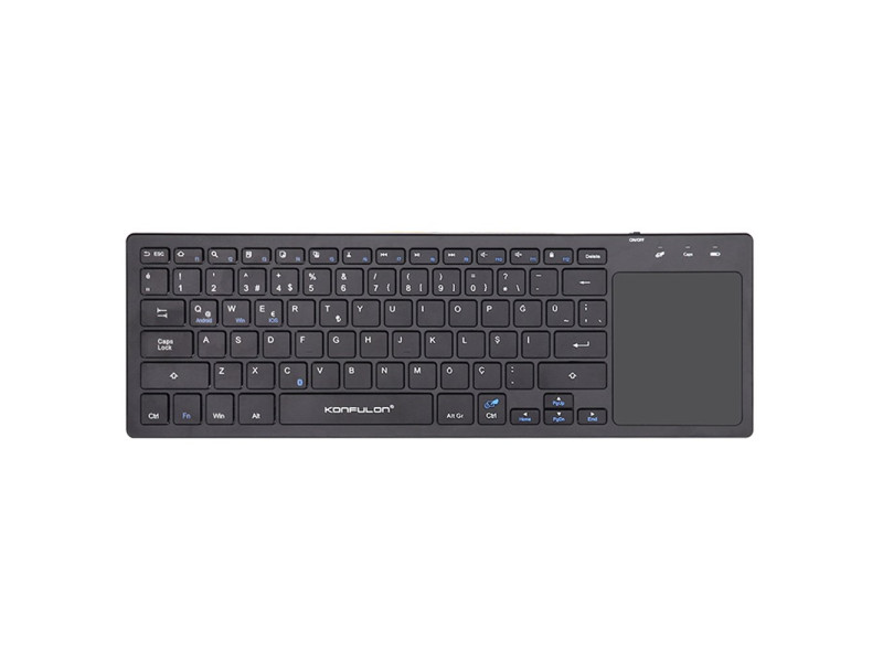 Konfulon V7 Bluetooth 5.0 Standlı Türkçe Q Klavye