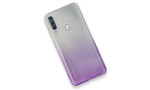 Newface General Mobile GM 20 Pro Kılıf Lüx Çift Renkli Silikon - Mor