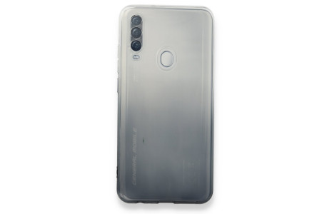 Newface General Mobile GM 20 Pro Kılıf Lüx Çift Renkli Silikon - Siyah