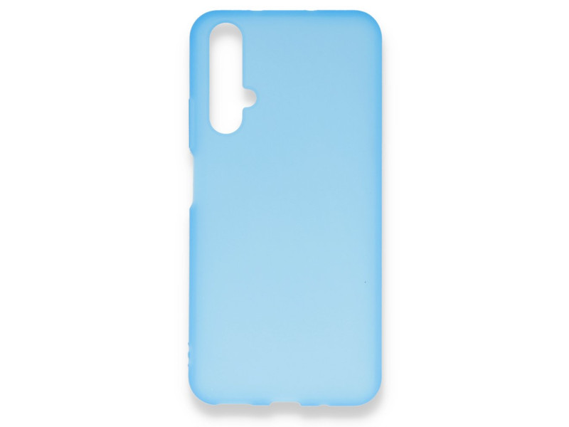 Newface Huawei Nova 5T Kılıf Hopi Silikon - Mavi