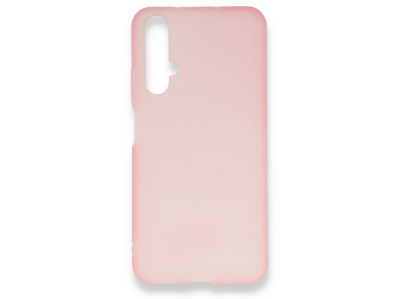 Newface Huawei Nova 5T Kılıf Hopi Silikon - Pembe