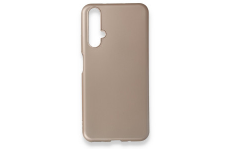 Newface Huawei Nova 5T Kılıf First Silikon - Rose Gold