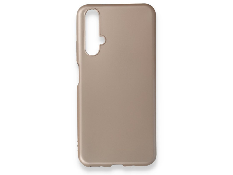 Newface Huawei Nova 5T Kılıf First Silikon - Rose Gold