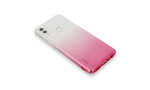 Newface Huawei P Smart 2019 Kılıf Lüx Çift Renkli Silikon - Pembe