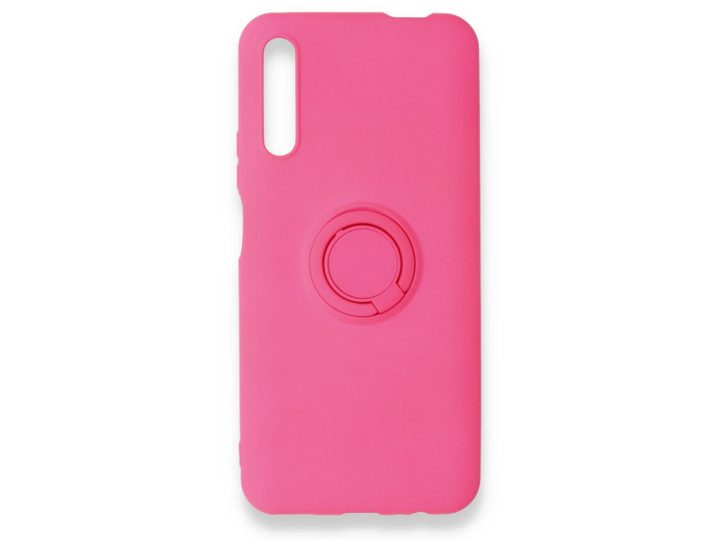 Newface Huawei P Smart Pro / Y9S Kılıf Viktor Yüzüklü Silikon - Pembe