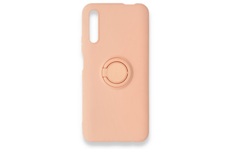 Newface Huawei P Smart Pro / Y9S Kılıf Viktor Yüzüklü Silikon - Pudra