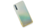 Newface Huawei P Smart S Kılıf Lüx Çift Renkli Silikon - Sarı